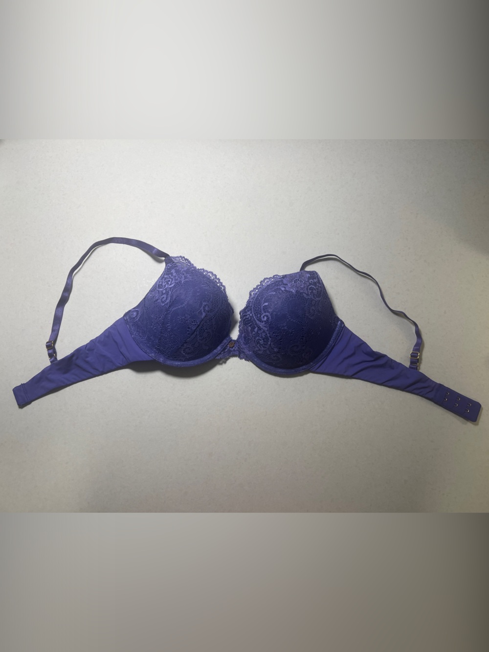 ThirdLove Blue-Iris Lace Push-Up Bra